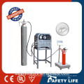 Pumping CO2 fire extinguisher filling machine